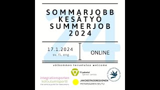 Sommarjobb 2024 [upl. by Beata]