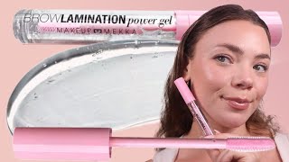 BROW LAMINATION POWER GEL  Makeup Mekka [upl. by Oleta403]