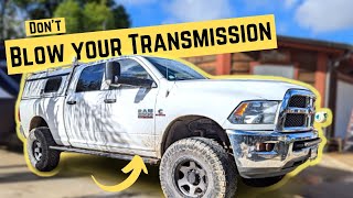 Ram Transmission Fluid Change 68RFE TRANSMISSION [upl. by Steere]