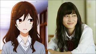 LIVE ACTION VS ANIME Horimiya Meeting Horis Dad [upl. by Buschi]