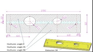 EXERCICE N°9 Comment copier et déplacer les lignes sur le logiciel AutoCAD [upl. by Maccarthy]