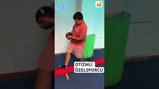 OTİZMLİ ÖZEL SPORCUM BERK İLE KOORDİNASYON👏🥰👍 [upl. by Slorac]