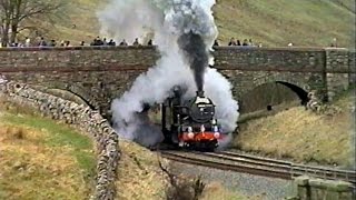 6024 King Edward 1 Struggles up to Ais Gill with the CME 14031998 [upl. by Ecnatsnok]