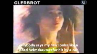 Bjork  Icelandic shampoo amp hair conditioner commercial 1984 with subtitles RARE [upl. by Eenert]