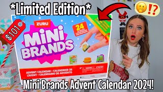 UNBOXING A GIANT LIMITED EDITION MINI BRANDS ADVENT CALENDAR 2024🫢🎁⁉️24 MYSTERY BOXES😱 [upl. by Roee]