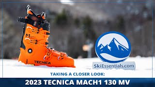 2023 Tecnica Mach1 130 MV Ski Boots Short Review with SkiEssentialscom [upl. by Seiuqram]