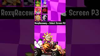 Roxy Raceway Character Select Part3 shorts roxy karting [upl. by Farhi]