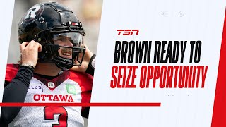 Dru Brown ready to seize opportunity with Redblacks as starting QB [upl. by Enivid]