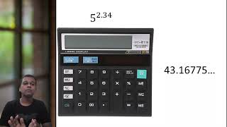 How to calculate Power or Exponential value using a Basic Calculator  with CA Aniruddha Gokhale [upl. by Massey]