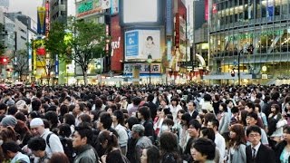 The famous Shibuya crossing  90 seconds [upl. by Isacco]