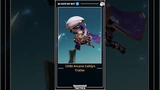 Chibi Arcane Caitlyn Trailer for Fight for the Golden Spatula TFT Arcane [upl. by Llenaej]