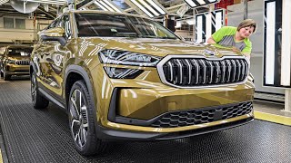 New Skoda KODIAQ 2024 PRODUCTION Line In Czech Republic [upl. by Nickerson]