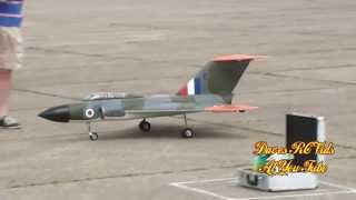 RC GTurb Jets Over North Weald Gloster Javelin [upl. by Enytsirhc]