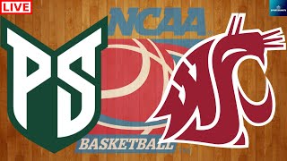 Portland State vs Washington State College Basketball Live Game Cast amp Chat [upl. by Eram]