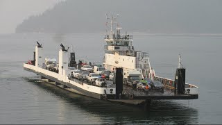 Waterbridge Ferries Galena Bay  Shelter Bay Columbia [upl. by Aiykan927]