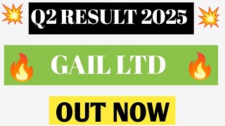 Gail Q2 Results 2025  Gail Results  Gail Share Latest News  gailsharetarget nifty50 trading [upl. by Dnumyar]