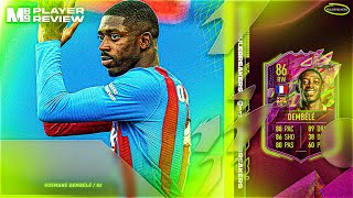 FIFA 22 RULEBREAKERS DEMBELE REVIEW  86 RULEBREAKERS DEMBELE PLAYER REVIEW  FIFA 22 ULTIMATE TEAM [upl. by Durrell]