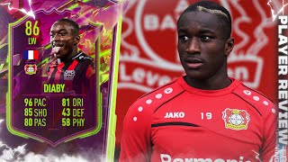 THIS CARD IS INSANE 🤯 86 Rulebreakers Moussa Diaby Player Review FIFA 22 Ultimate Team [upl. by Nale114]