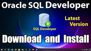 How To Install SQL Developer in Windows 11  How To Download SQL Developer  Oracle SQL Developer [upl. by Emelyne833]