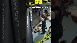 😱⌛ FASTEST Head Kick KO ⌛😱 muaythai thaiboxing ufc mma knockouts [upl. by Siravrat]