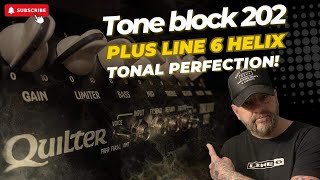 Quilter Tone Block 202 and line 6 helix [upl. by Eciruam]