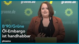 Parteipressekonferenz mit Ricarda Lang B90 Grüne [upl. by Ilowell240]