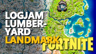 Logjam Lumberyard Fortnite Location [upl. by Melda]