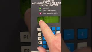 How to Manually Transfer a Russelectric Closed Transition ATS AKA Building Load Test [upl. by Mindi]