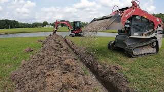 Installing A French Drain And Catch Basin [upl. by Atiram145]