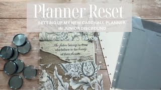 July Planner Reset  Returning to a Junior Discbound  Catchall Planner [upl. by Marcile]