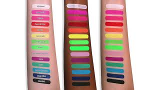 Lurella  Active Colors Water Activated Body Paints  Wholesale Cosmetics [upl. by Tinya]