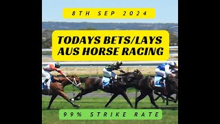 Australian Horse Racing  Betting Tips  8092024 [upl. by Nahpets]