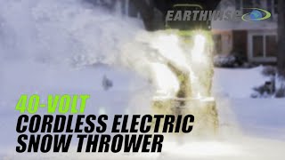 Earthwise Cordless Electric 40Volt Snow Thrower [upl. by Addison]