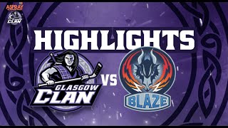 HIGHLIGHTS 161223  Glasgow Clan 4 Coventry Blaze 5 After overtime [upl. by Eetnwahs797]