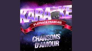 ParlezMoi Damour — Karaoké Playback Instrumental — Rendu Célèbre Par Juliette Gréco [upl. by Eilsew]