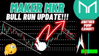 Maker MKR Crypto Coin Bull Run Update [upl. by Enelcaj]