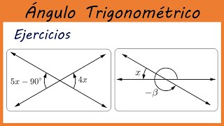 ÁNGULO TRIGONOMÉTRICO  3 PROBLEMAS  SISTEMAS DE MEDICIÓN ANGULAR 03 [upl. by Ianaj]