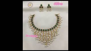 Trending jewellery collection necklace beautiful jewellery watsup no9652828322 [upl. by Akcinahs935]