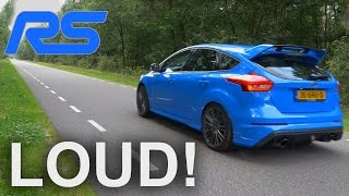 Ford Focus RS MK3 SOUND  Exhaust Startup LOUD Revs Drift Mode amp Launch Control by AutoTopNL [upl. by Imar]