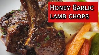 Honey Garlic Lamb Chops  Lamb Chops recipes [upl. by Aidil]