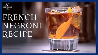 French Negroni GREY GOOSE Vodka Cocktail [upl. by Hermon281]