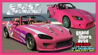 GTA 5 Sukis 2Fast 2Furious Honda S2000  Dinka RT3000 REPLICA BUILD [upl. by Herrle]