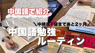 【中国語で紹介】中検準1級を2ヶ月に迫った私の中国語学習方法｜介绍学中文6年的日本人的学习方法 [upl. by Poock]