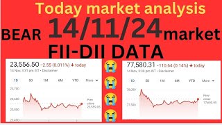 FII dii data today fii selling today nifty 50 sensex portfolio down by 2030 what to do [upl. by Lyrad]