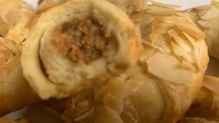 Recette traditionnelle du tcharek corne de gazelle وصفة تشاراك العريان تاع زمان [upl. by Ahtnamys]