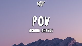 ariana grande  pov slowed amp reverb with lyrics [upl. by Eirrot]