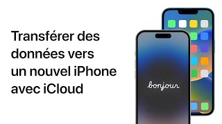 Transférer des données vers un nouvel iPhone  Assistance Apple [upl. by Relyt909]