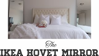 MY NEW IKEA MIRROR  IKEA HOVET MIRROR  MAGGIE HERNANDEZ [upl. by Ahseenat129]