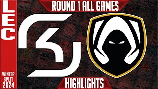 SK vs TH Highlights ALL GAMES  LEC Winter 2024 Playoffs Lower Round 1  SK Gaming vs Team Heretics [upl. by Docila759]