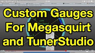 HOW TO use Dashboard Designer in TunerStudio  Part 2  Gauge Customisation [upl. by Lamiv518]